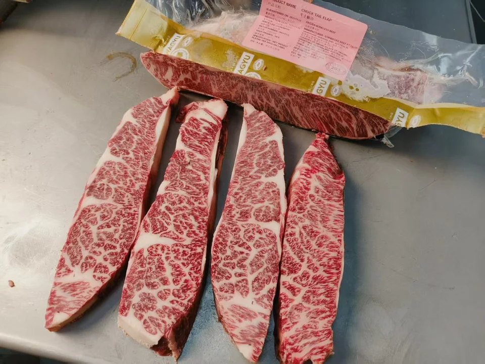 SANCHOKU PURE WAGYU · Trimmed chuck tail flap