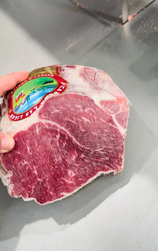 CARNE LAS LILAS · Bolar blade · Actual cut face