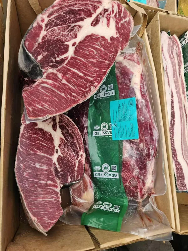 FLINDERS NATURAL BEEF · Chuck roll / chuck eye · Actual cut face