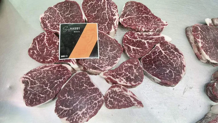 SIR HARRY WAGYU · Ribeye · Actual cut face