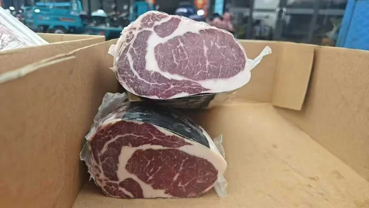 TEYS BLACK ANGUS · Ribeye · Actual cut face