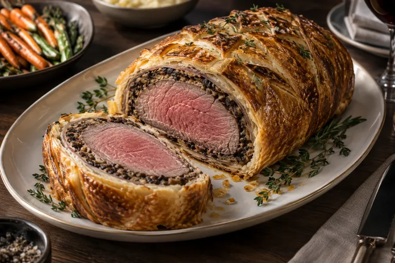 Whole tenderloin Wellington · finished dish